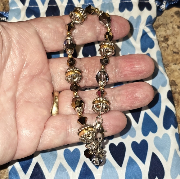 Brighton Gold and Silver Beaded Bracelet - Picture 4 of 14